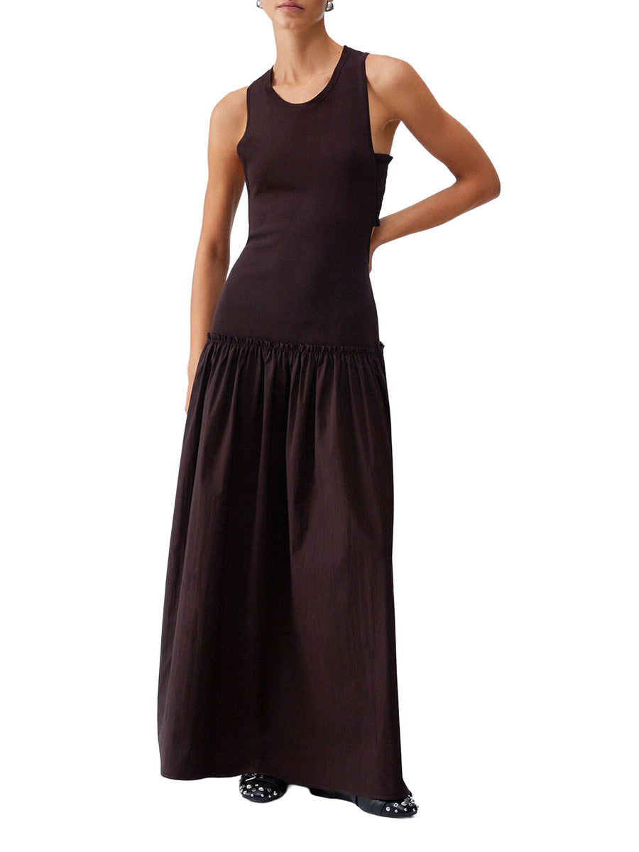 Abito Liu Jo Donna smanicato lungo bimateric Moro