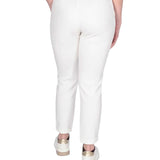 Pantalone Liu Jo donna Flare Strass bianco