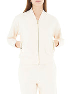 Felpa Liu Jo donna Zip Punto Milano champagne