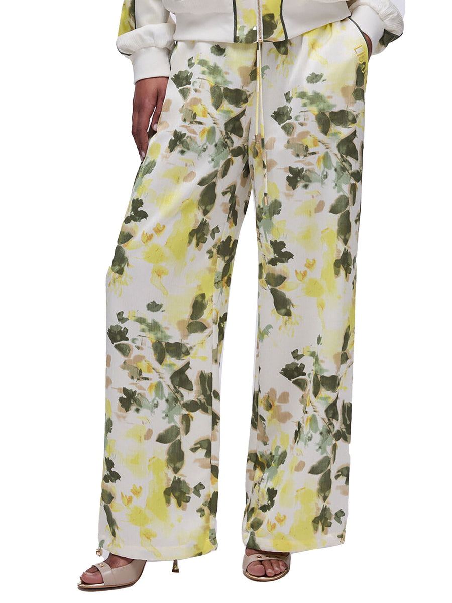 Pantalone Liu Jo donna Chino Flare Raso fantasia
