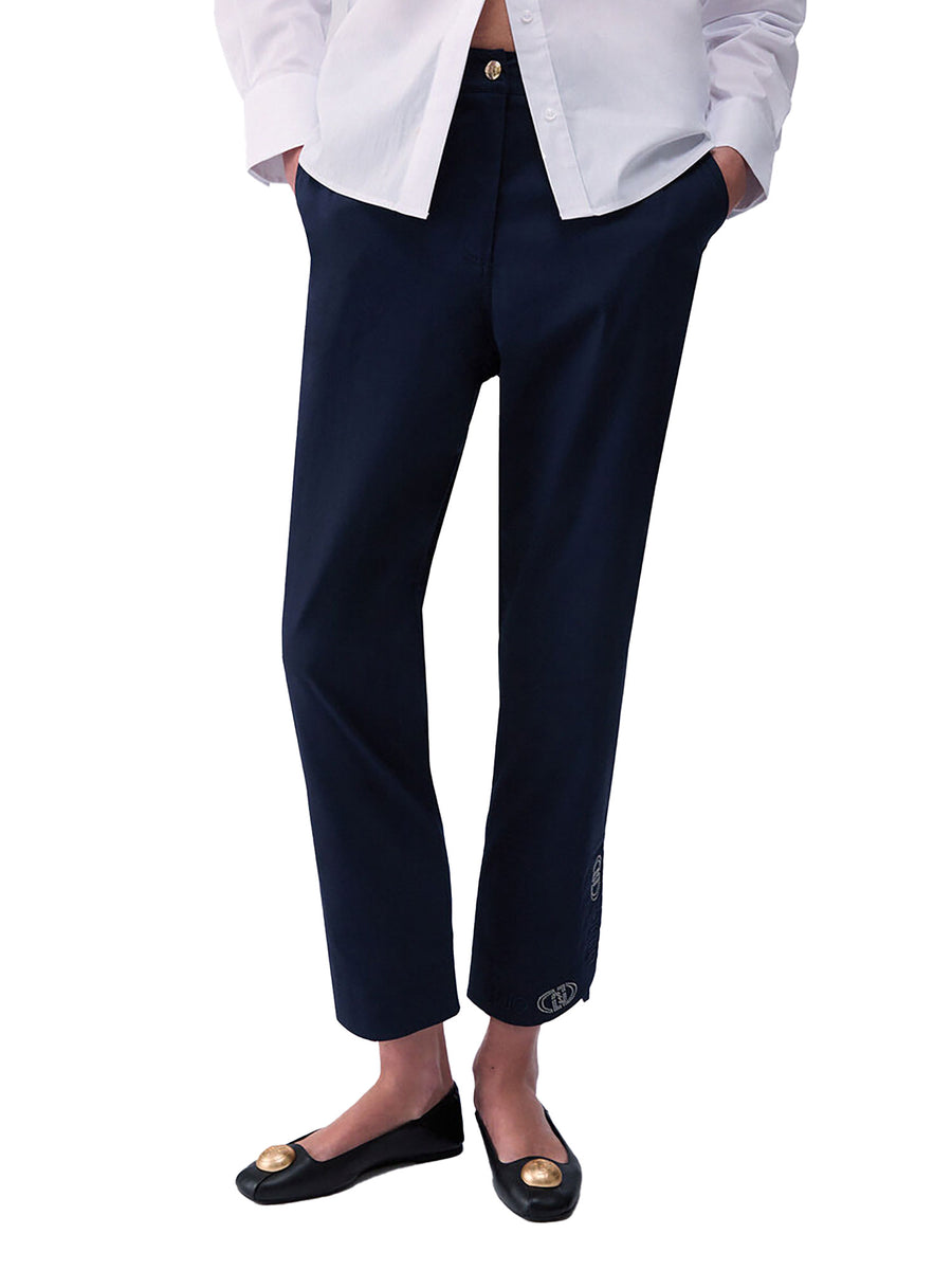 Pantalone Liu Jo donna Chino cotone blu