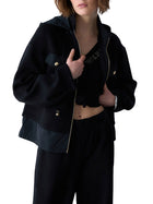 Giubbino Liu Jo donna Zip Capp. 2 TS. nero