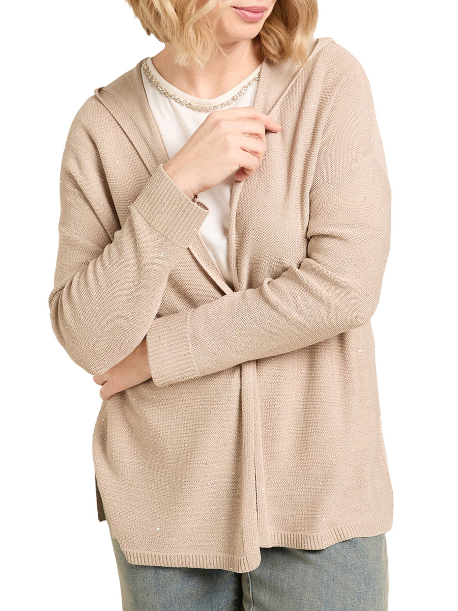 Cardigan Luisa Viola donna Clips paillettes corda