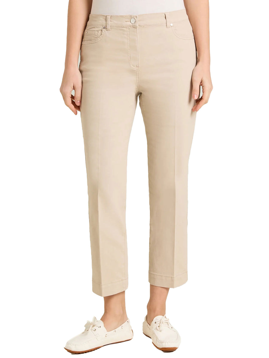 Pantalone Luisa Viola donna 5 tasche Kick Flare denim corda