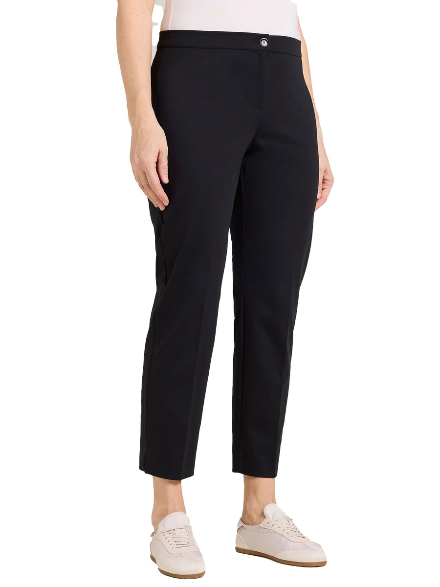 Pantalone Luisa Viola donna No-hips punto milano nero
