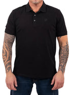 Polo manica corta superfine Lyle&Scott Uomo nero