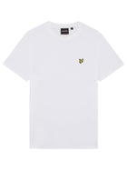 T-shirtmanica corta popcorn jacquard Lyle&Scott Uomo Bianco