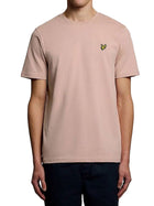 T-shirt manica corta plain jersey Lyle&Scott Uomo rosa