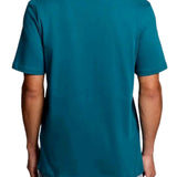 T-shirt manica corta plain jersey Lyle&Scott Uomo lagoon