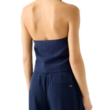 Gilet Guess by Marciano donna nicla con bottoni blu