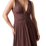 Abito Guess by Marciano donna smanicato V Adele long beige