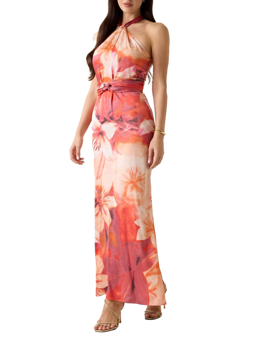 Abito lungo Guess by Marciano estela sunset petal print