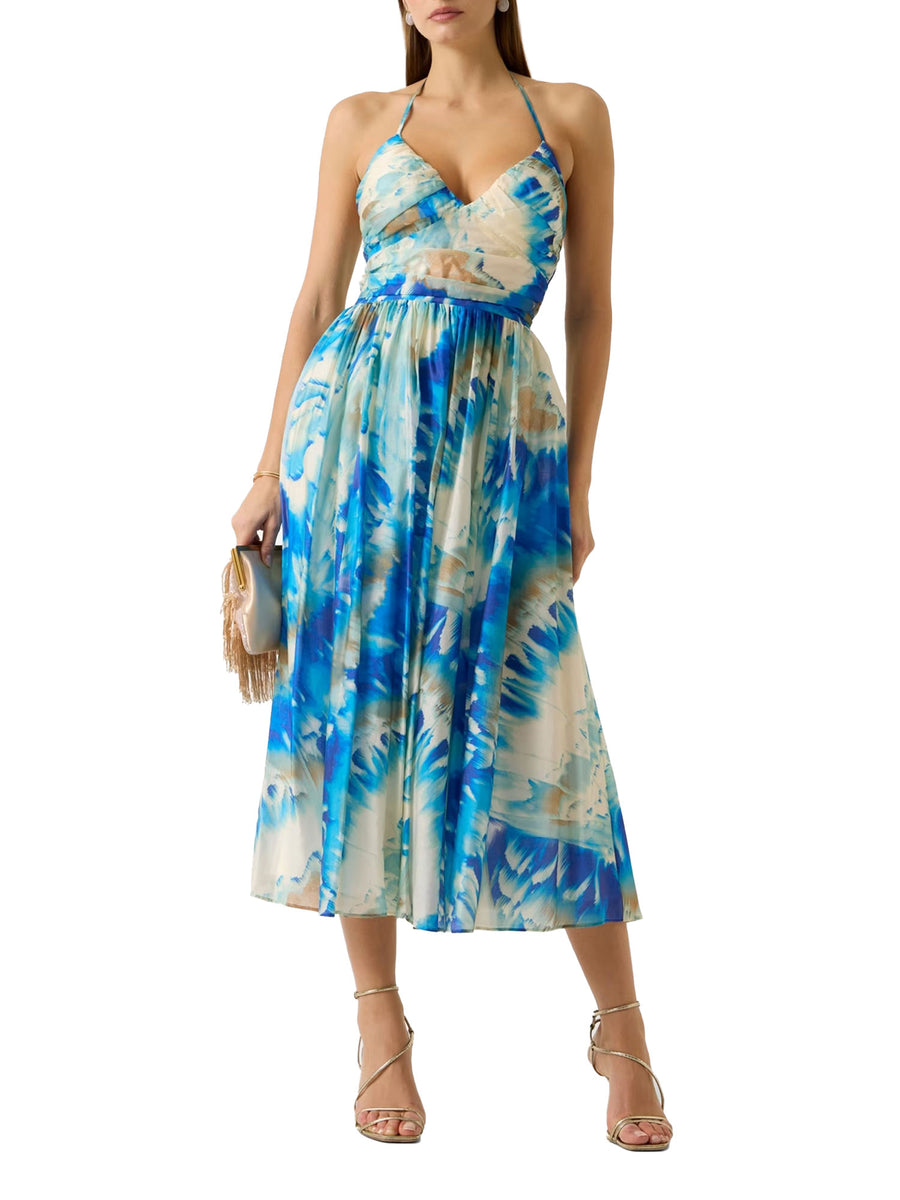 Abito Guess by Marciano donna smanicato kat printed ethereal butterflies