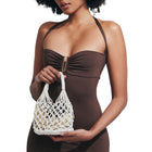 Borsa Matinee donna Lipari small bianco