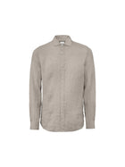 Camicia Mark Up uomo manica lunga cf lino corda