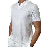 Polo Mark up uomo manica corta texture bianco