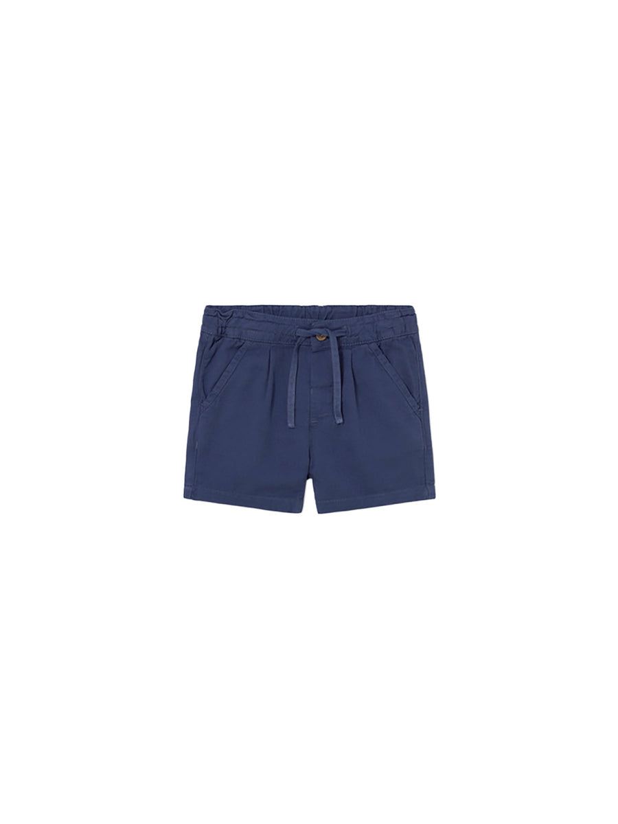 Bermuda Mayoral Bambino con coulisse in lino blu