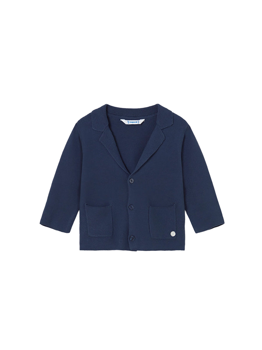 Giacca Mayoral Bambino con bottoni in cotone blu