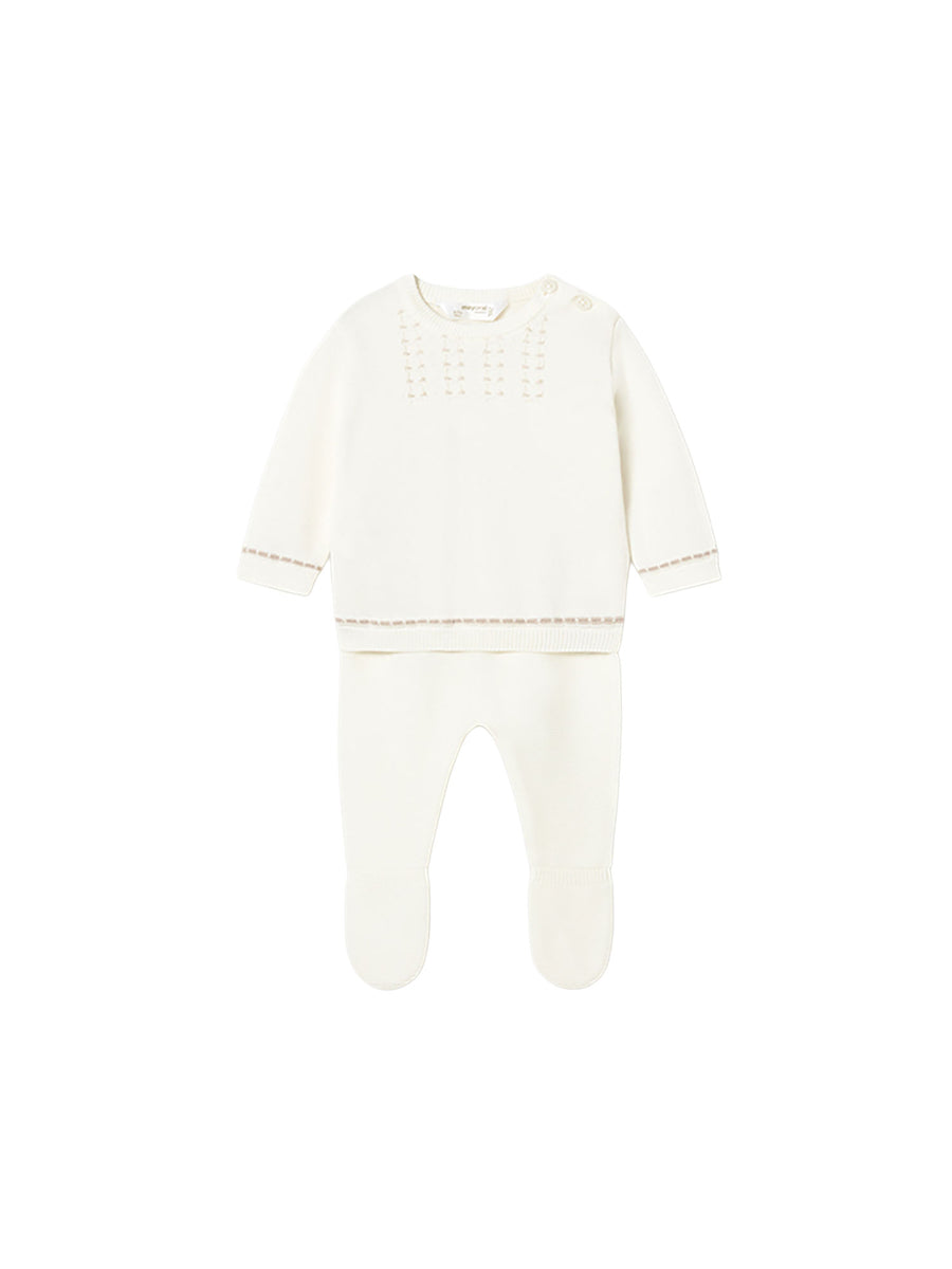 Completo Mayoral Neonato maglia e ghettina ceramica