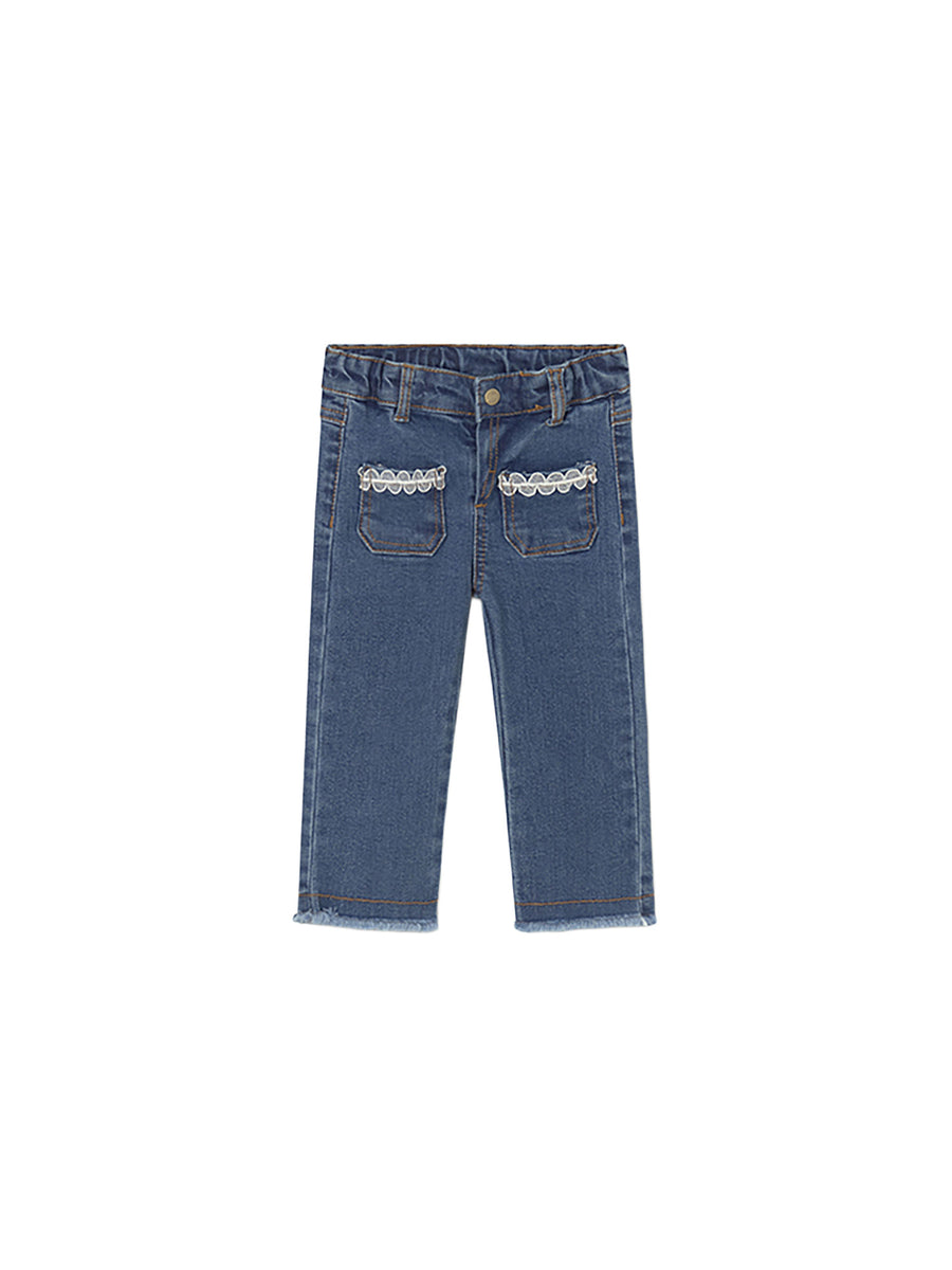 Jeans Mayoral Bambina stretch denim scuro