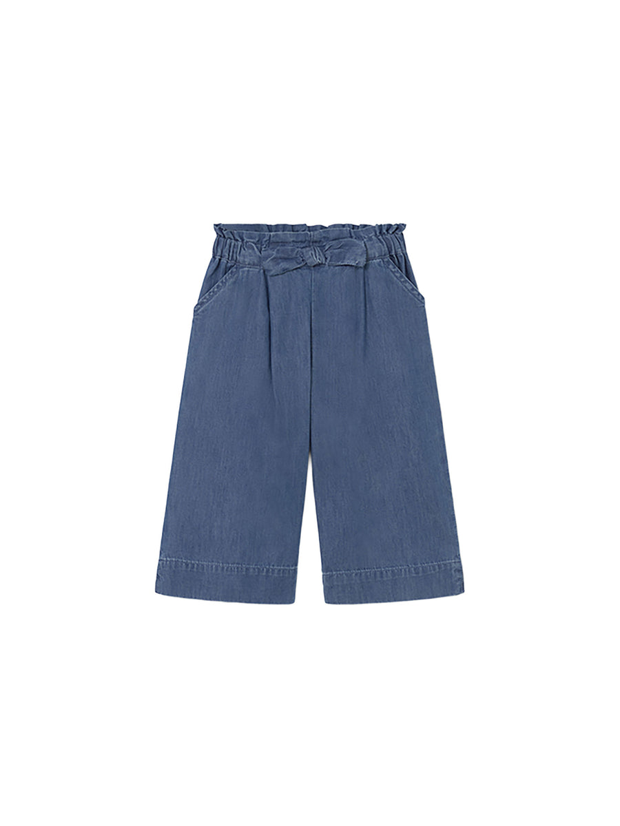 Jeans Mayoral Bambina con elastico in vita denim scuro