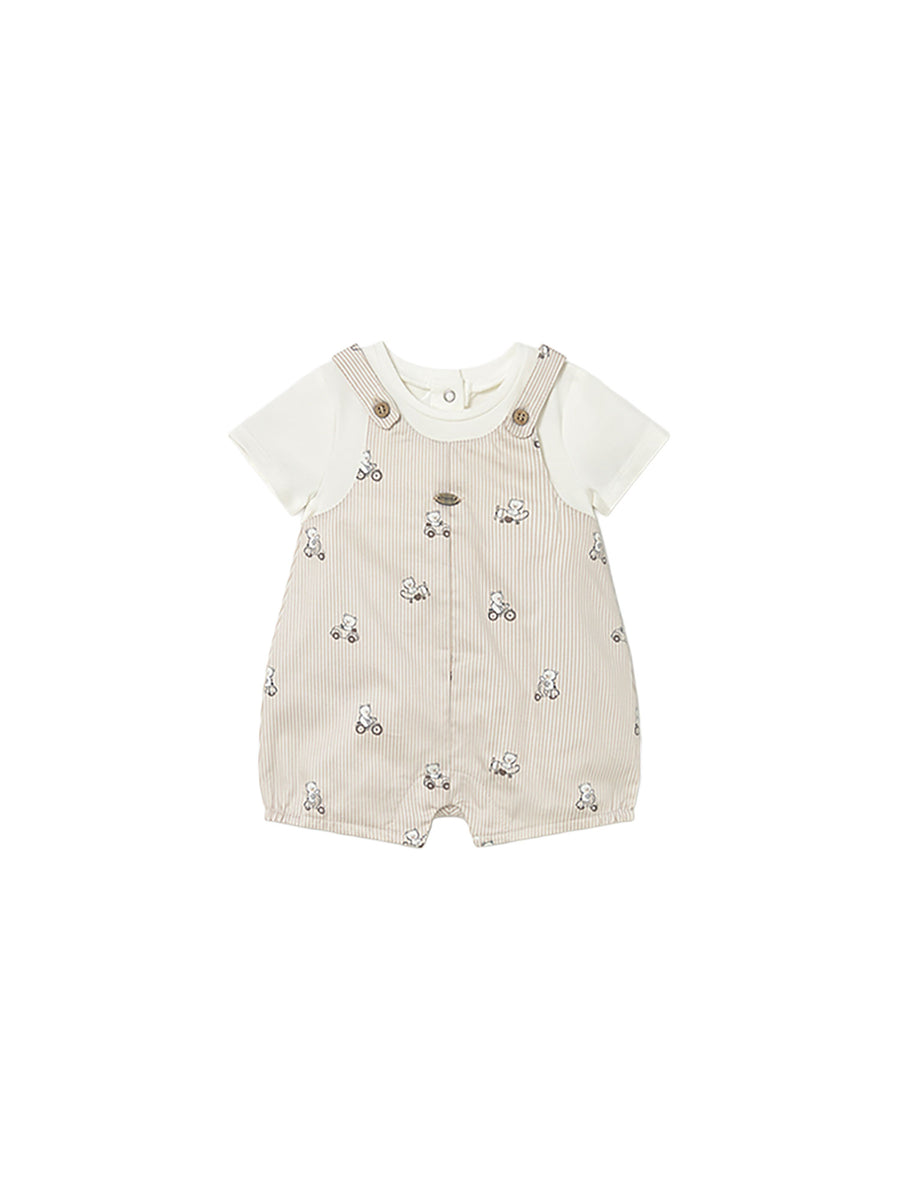 Pagliaccetto Mayoral Neonato salopette teddy topo