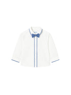 Camicia Mayoral neonato con papillon bianco