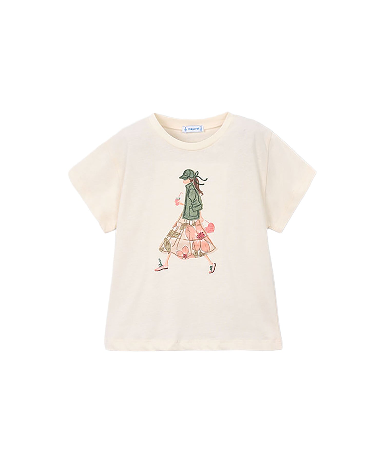 Set Top Croche e T-Shirt Mayoral Rosa per Bambina Set Top Croche e T-Shirt Mayoral Rosa per Bambina