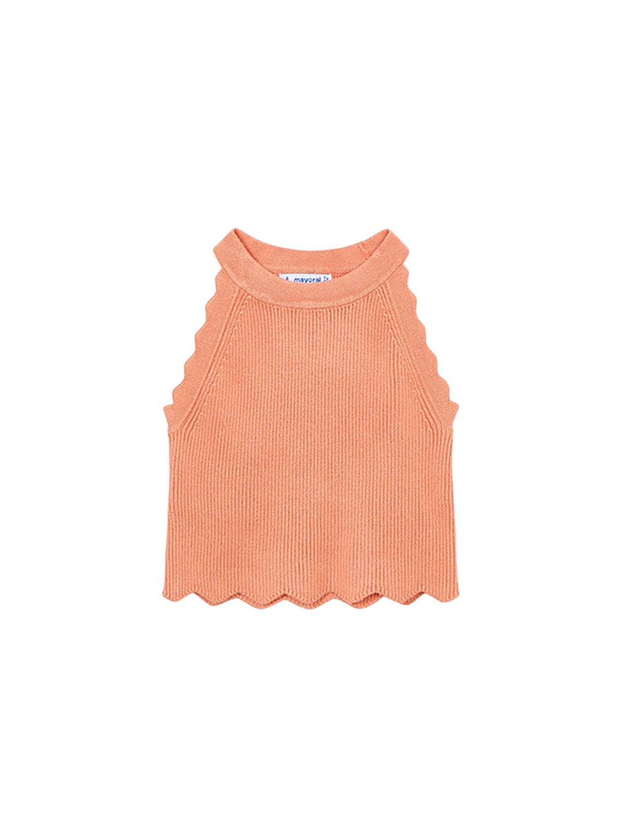 Top Mayoral Bambina tricot salmone