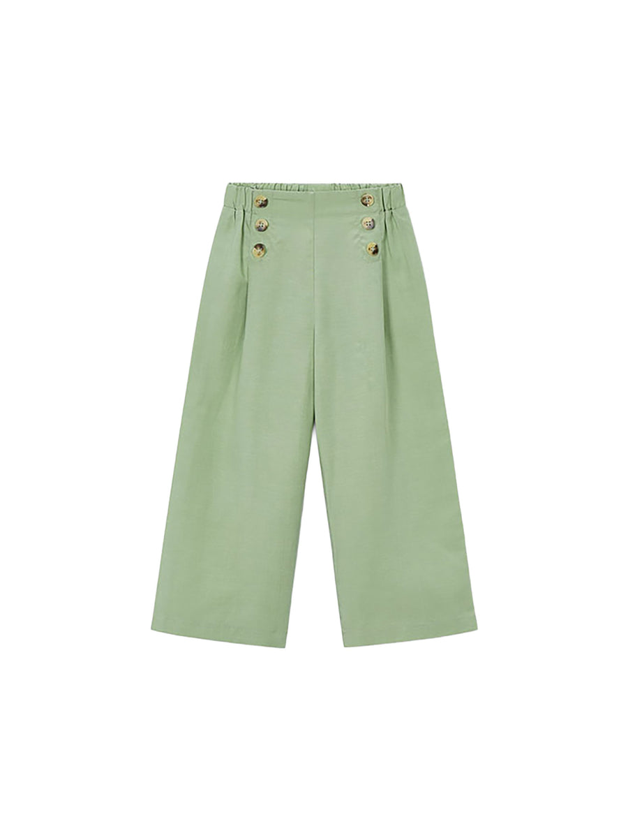 Pantalone Mayoral Bambina lungo lyocell verde