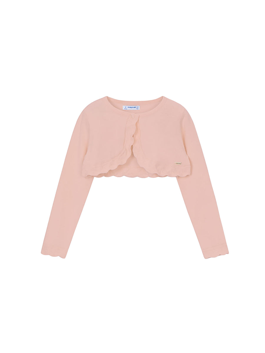 Cardigan Mayoral Bambina con bottoni bolero tricot blossom