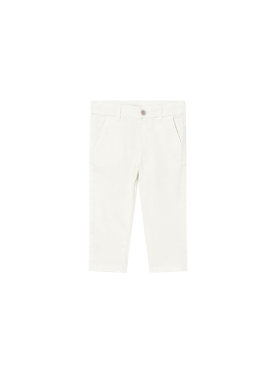 Chino Mayoral Bambino basic stretch panna