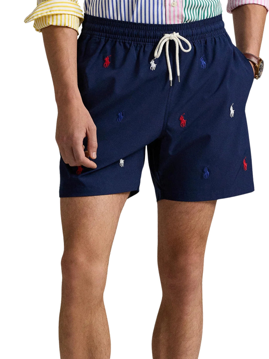 Trunk mid mare Ralp Lauren modello aop blu