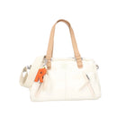 Borsa Refresh a mano donna saddle in ecopelle Bianco
