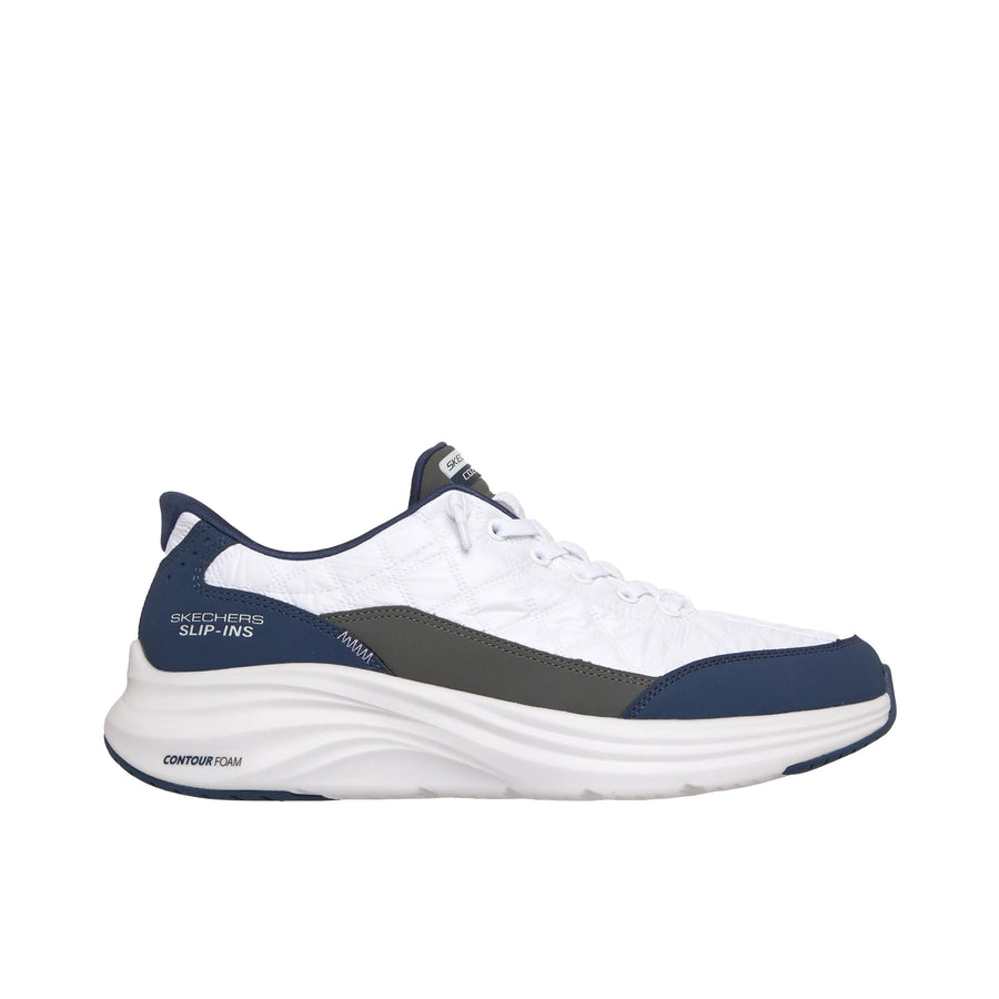 Sneakers Skechers uomo Contour Foam bianco/blu