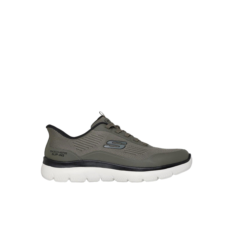 Sneakers Skechers uomo Summits Leyter verde/nero