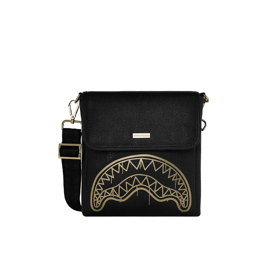 Tracolla Sprayground uomo That Gold Drap nero/oro