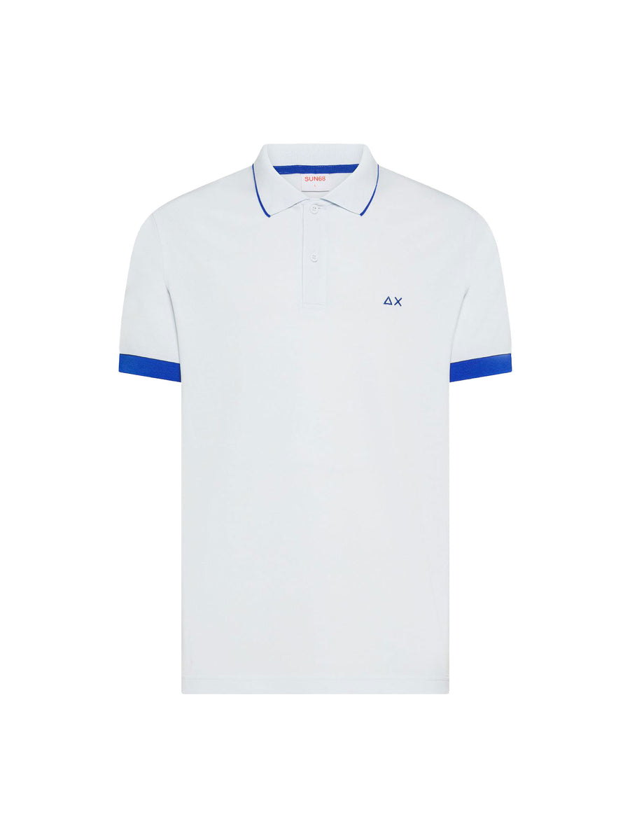Polo Sun 68 uomo manica corta Beach bianco