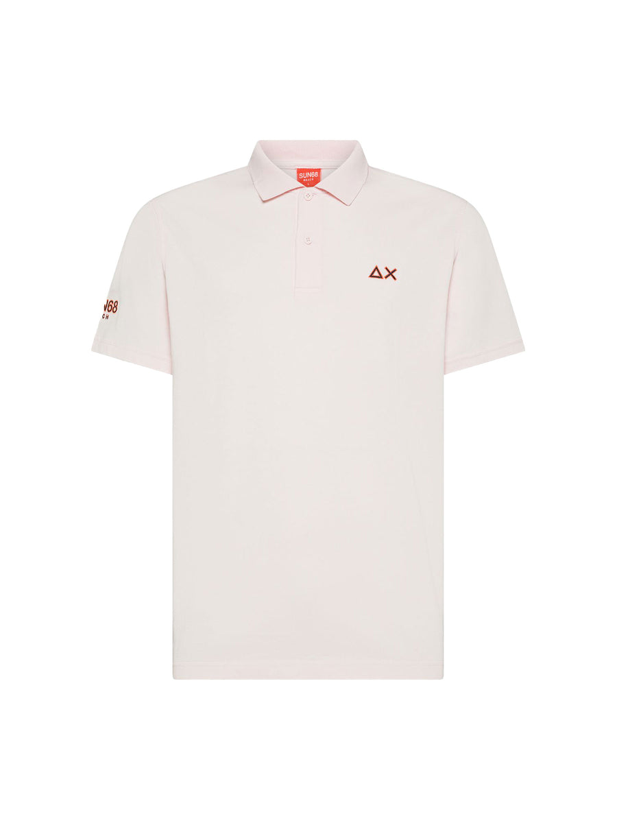 Polo Sun 68 uomo manica corta Beach jersey rosa