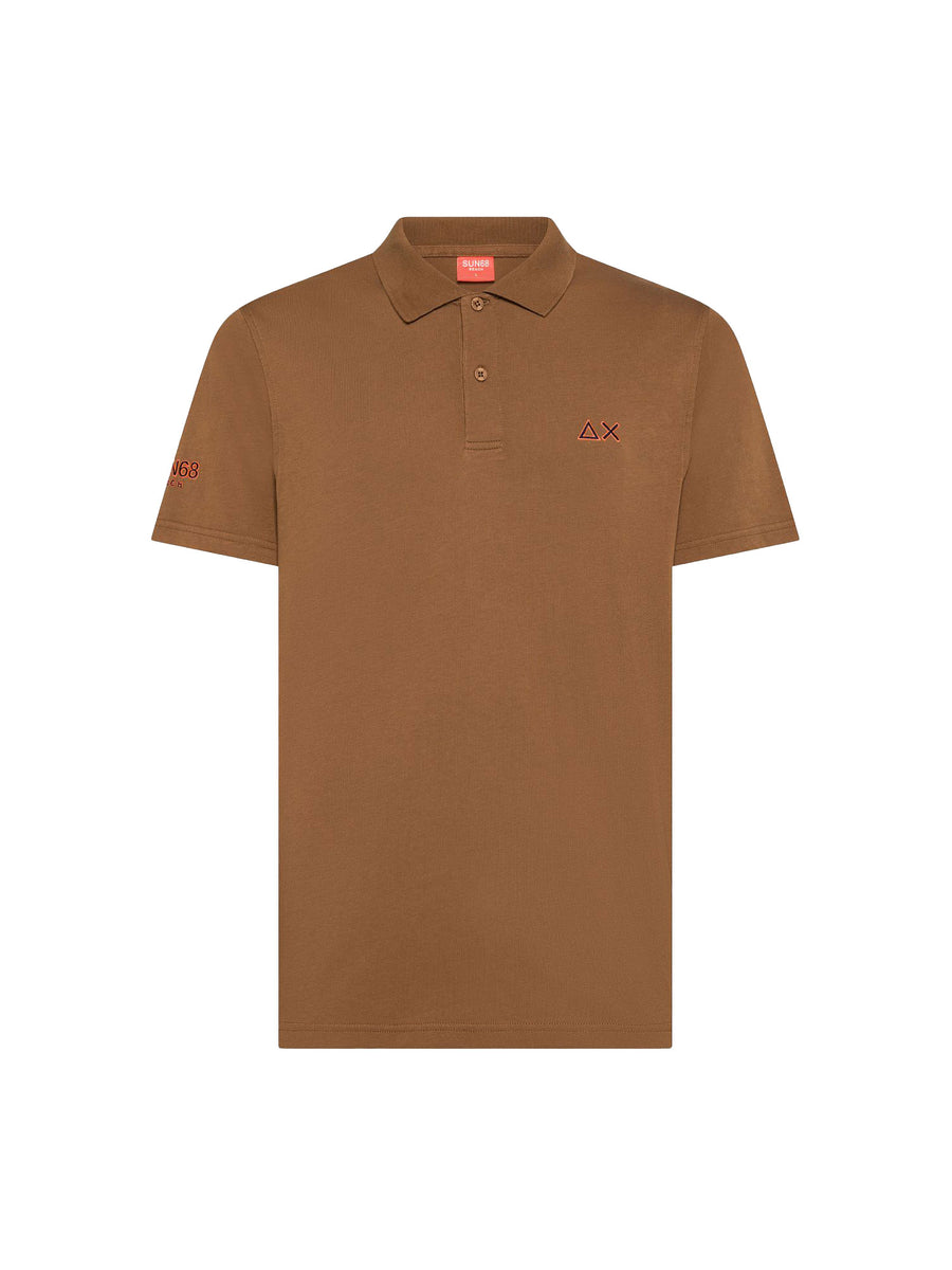 Polo Sun 68 uomo manica corta Beach jersey volpe