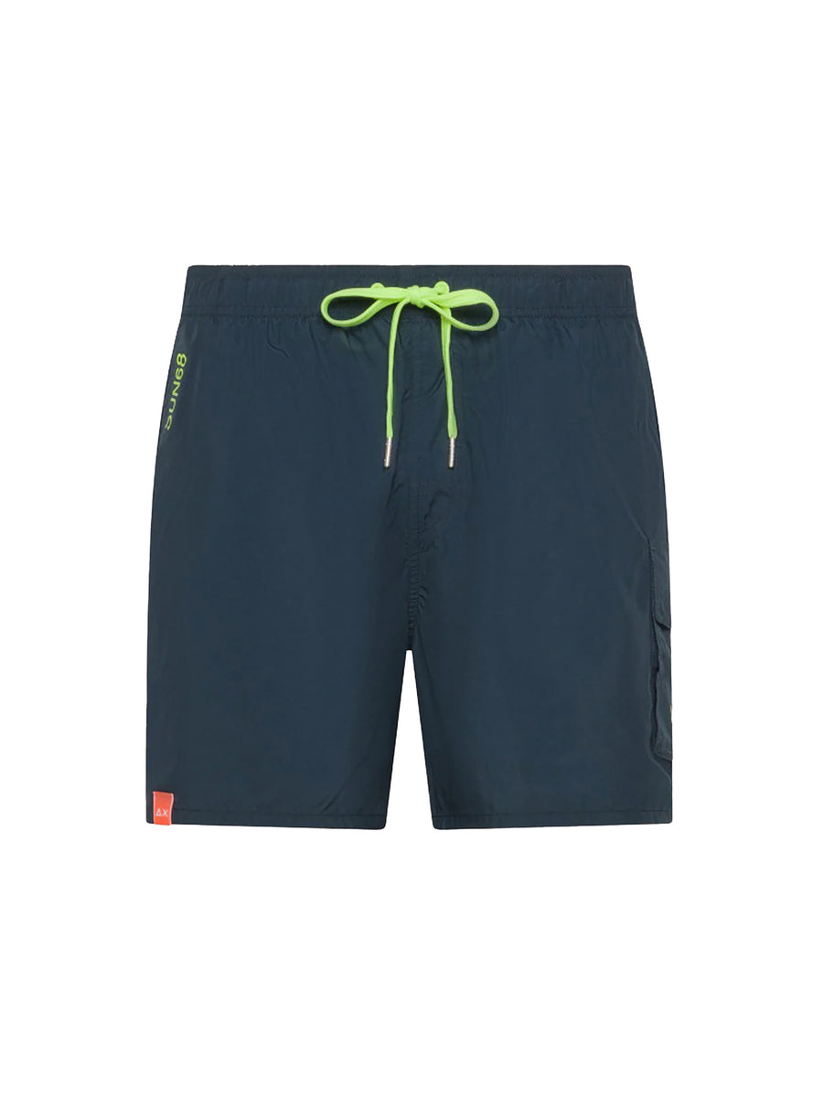 Boxer mare Sun 68 uomo pocket blu