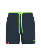 Boxer Sun 68 uomo Beach Fluo Detail blu