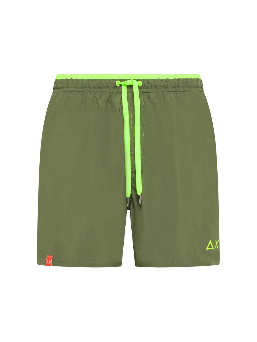 Boxer Sun 68 uomo Beach Fluo Detail militare
