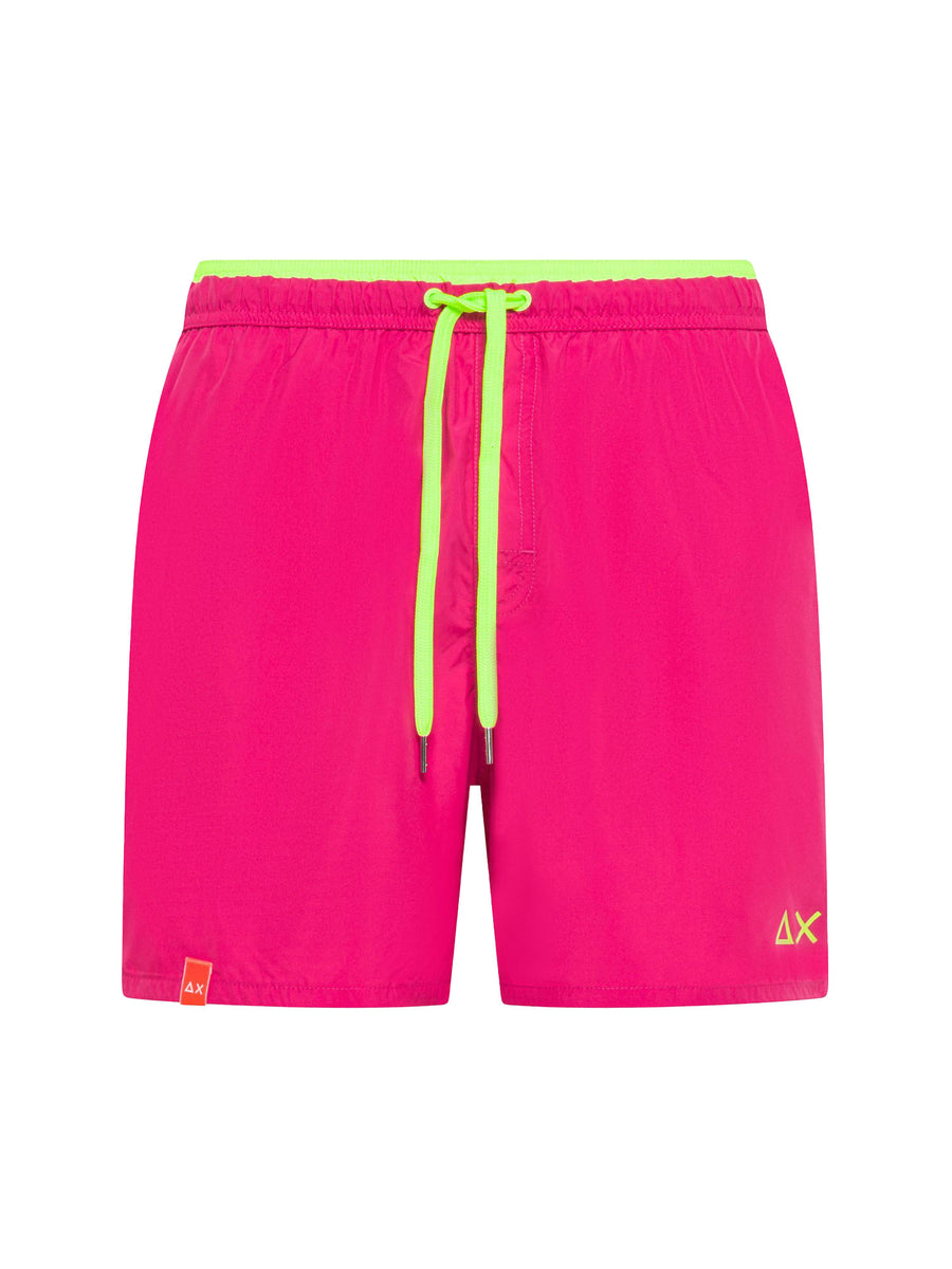 Boxer Sun 68 uomo Beach Fluo Detail fucsia