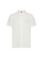 Camicia Sun 68 uomo manica lunga Beach lino bianco