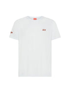 T-shirt Sun 68 uomo manica corta Beach bianco