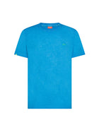 T-shirt Sun 68 uomo manica corta Special Dyed Beach turchese