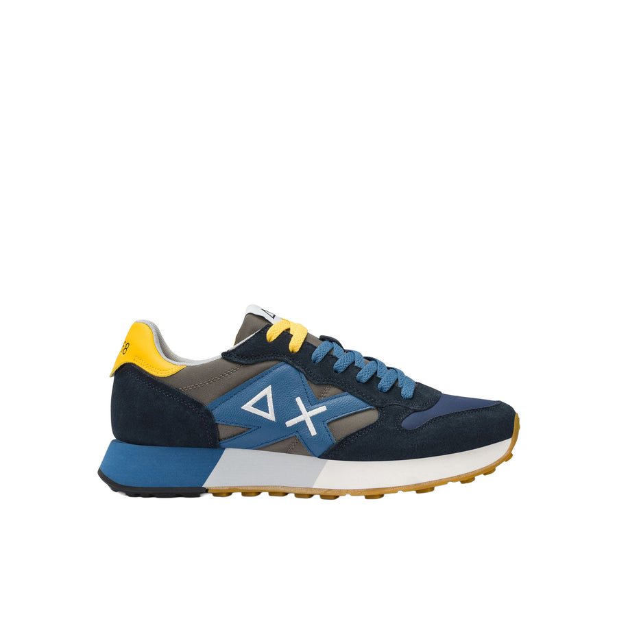 Sneakers Sun 68 uomo Jaki 2.0 bicolor blu