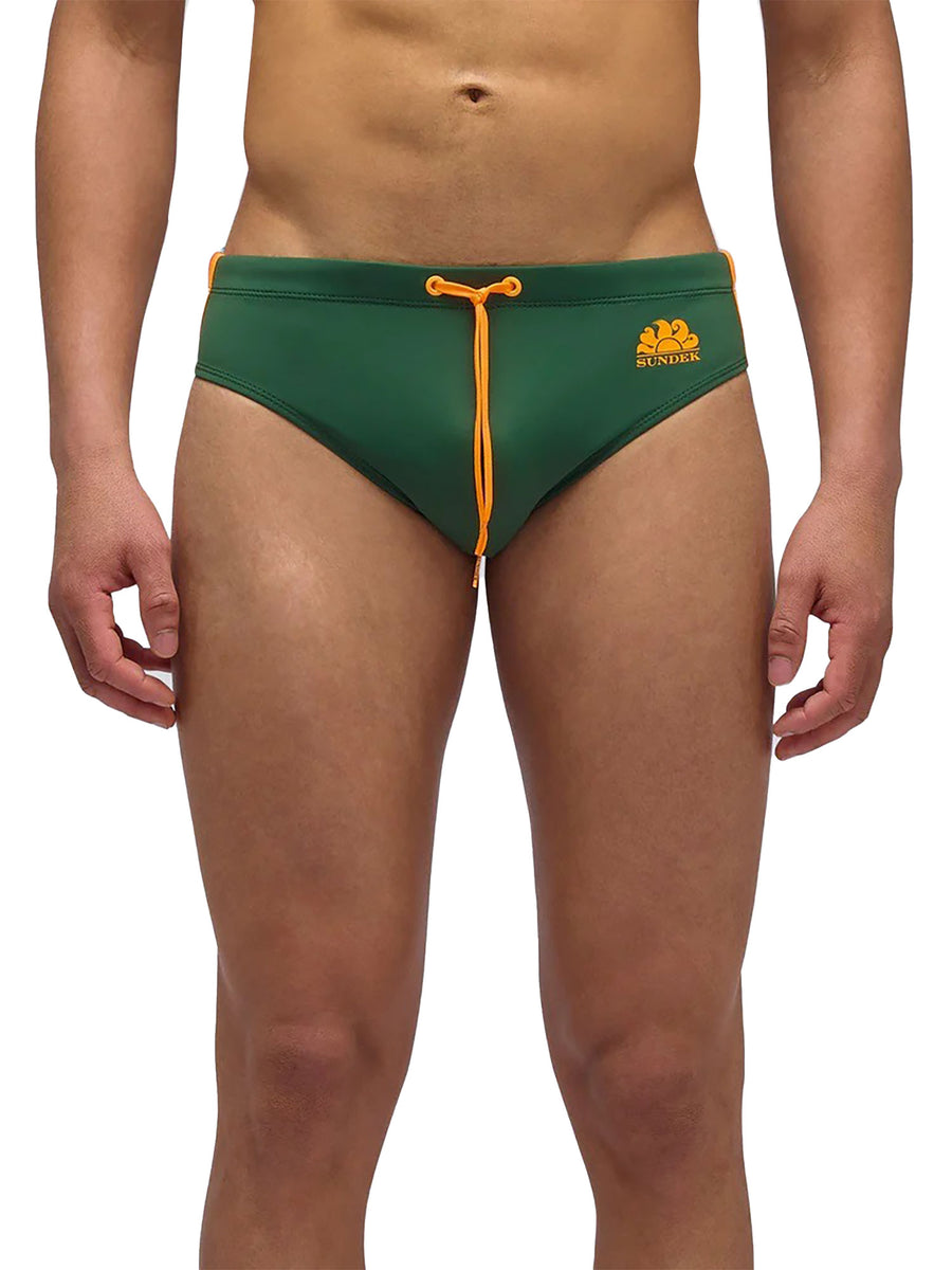 Slip mare Sundek uomo diwalter verde