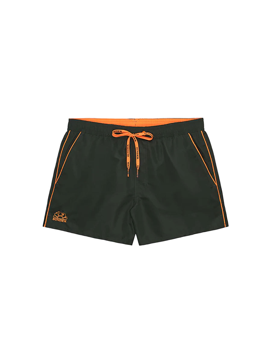 Short Sundek uomo Beach Coltrane verde